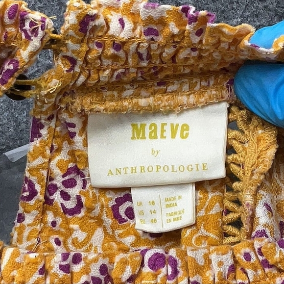 Maeve for Anthropologie Goldie Embroidered Blouse – Multiple Sizes - Picture 3 of 9